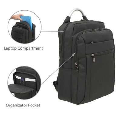 Club Rochelier Rectangular Multi Pocket Backpack with USB — фото 6