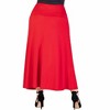 Plus Comfortable Fit Elastic Waist Maxi Skirt - 24seven Comfort Apparel™ - 3 of 4