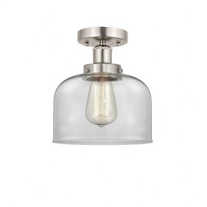 Bell - 1 Light Semi-Flush Mount In Industrial Style-8.25 Inches Tall and 6.5 Inches Wide - 1 of 1