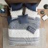 Gulches Full/Queen 3 Piece Cotton Duvet Cover Set with Chenille Tufting - 3 of 4