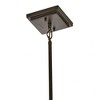 Caterham 12.75 inch 4 Light Chandelier with Satin Etched Cased Opal Glass in Olde Bronze® - 3 of 4