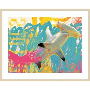 Amanti Art Swim by Porter Hastings Wood Framed Wall Art Print - 1 of 4
