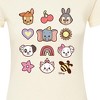 Women's - Disney Classics - Character Group With Icons Fitted Graphic T-Shirt - 2 of 3
