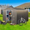 NicBex  Outdoor Metal Storage Shed with Lockable Doors for Backyard Garden,Patio - 2 of 4