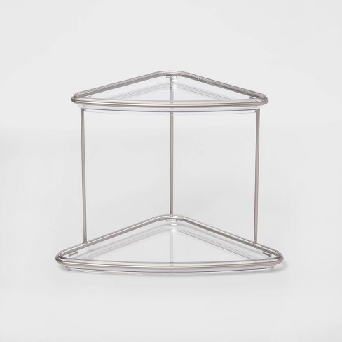 Corner Vanity Shelf Nickel Threshold Target