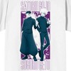 Jujutsu Kaisen Gojo & Geto Character Art Adult White Crew Neck Short Sleeve T-shirt - 2 of 4