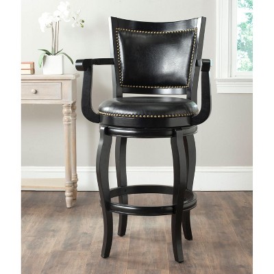 Gitano Rubberwood Swivel Bar Stool
