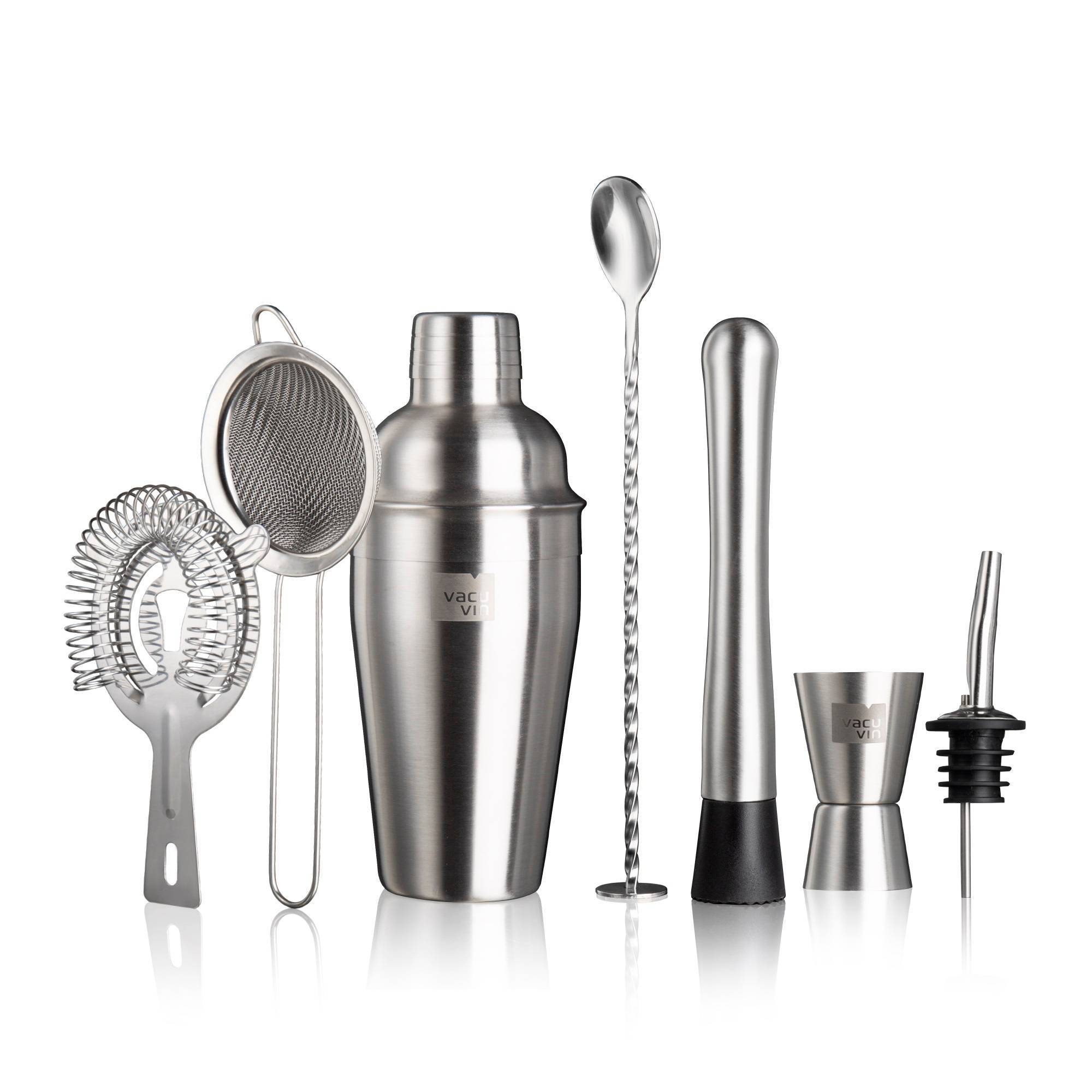 7pc Stainless Steel Cocktail Set