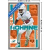 Trends International NFL Miami Dolphins - De'Von Achane 25 Framed Wall Poster Prints - 3 of 4