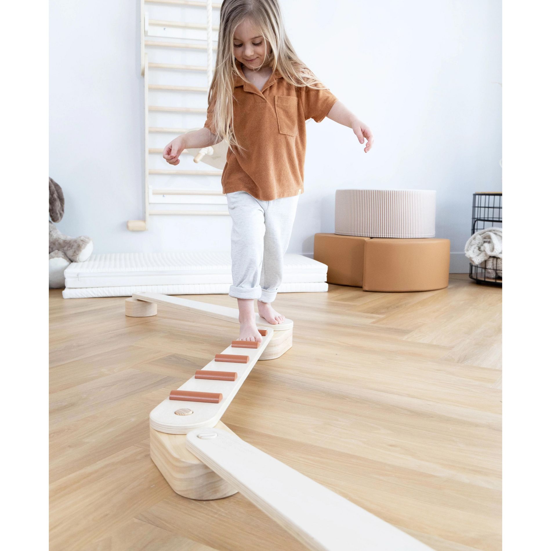 Coco Village - Wooden Balance Beams Set - Stripes