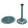 Costway Green Pedestal Bird Bath Feeder Freestanding Outdoor Garden Yard Patio Decor - 4 of 4