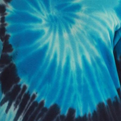 tie dye blue swirl