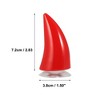 Unique Bargains Car Motorcycle Bull Horn Style Helmet Decoration Accessories Suction Cup 2 Pcs - 4 of 4