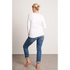 NOM Maternity Liv Long Sleeve Crew Neck Tee - 2 of 4
