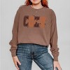 Simply Sage Market Women's Cozy Season Stars Long Sleeve Garment Dyed Tee - 2 of 4