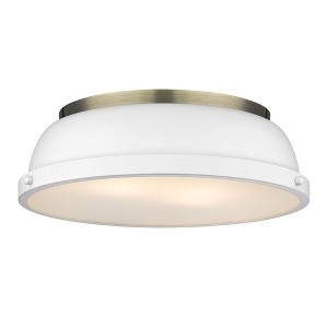 Golden Lighting Duncan Flush Mount - 14" - 1 of 2