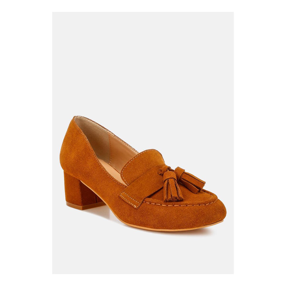 Женские туфли Rag & Co Womens Aloha Tassels Detail Suede Loafers 6 — фото 2