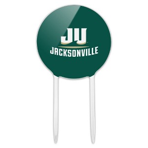 Jacksonville University Primary Logo Acrylic Cake Topper Party Decoration for Wedding Anniversary Birthday Graduation - 1 of 4