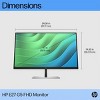 HP E27 G5 27 Inch FHD Monitor 75Hz 5ms Anti-glare HDMI DisplayPort, 300 Nits, Height Adjustable Tilt Swivel Pivot Rotation - Manufacturer Refurbished - 3 of 4