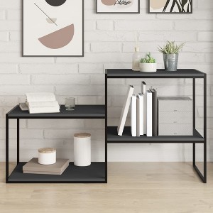 vidaXL Bookshelf Boards 4 pcs Gray 23.6"x15.7"x0.6" Engineered Wood - 1 of 4