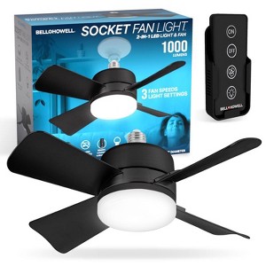 Bell & Howell 15 in. Black Indoor Socket Fanlight - 1 of 1