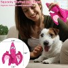 Dog Toys Plush Dog Toy with Crinkle Paper Dinosaur Dog Toy Stuffed Animals Chew Toy Plush Squeaky Dog Birthday Toys - 3 of 4