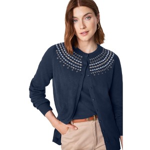 Jessica London Fine Gauge Cardigan - 1 of 4