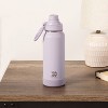 Aoibox 32 oz. Very Very Dark Stainless Steel Insulated Water Bottle (Set of  1) SNPH004IN135 - The Home Depot