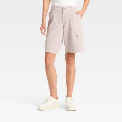 Women's Mid-Rise Twill Skater Jort - Wild Fable™