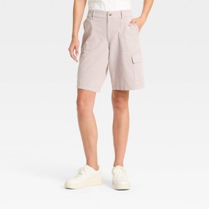 Women's Mid-Rise Twill Skater Jort - Wild Fable™ - 1 of 3