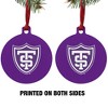 University of St. Thomas Primary Logo Aluminum Holiday Christmas Tree Ornament  3.0" (7.6 cm) x 3.37" (8.6 cm) - 2 of 4