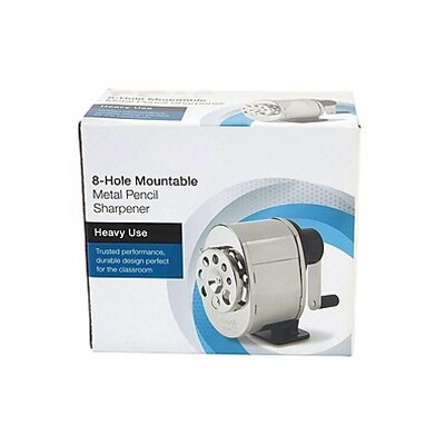 MyOfficeInnovations Manual Pencil Sharpener Black/Silver (27672) 1634472