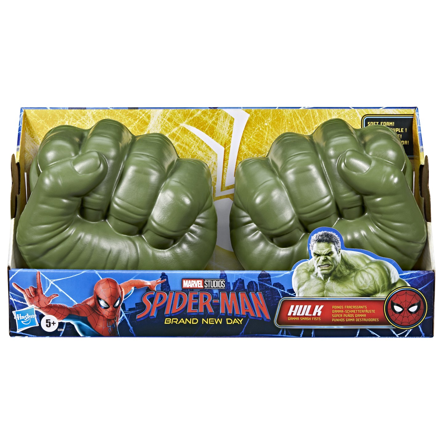 Детские фигурки Spider-Man Hulk Gamma Smash Fists — фото 4