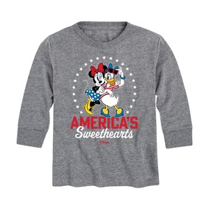 Boys' - Disney - Americana Long Sleeve Graphic T-Shirt - 1 of 4