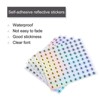 Unique Bargains Office Home Warehouse Self-Adhesive Reflective Sticker 10 Sheets - 3 of 4