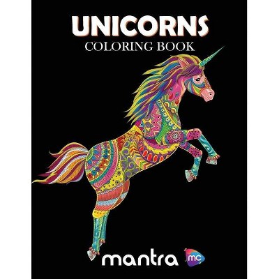 Unicorns Coloring Book - by  Mantra (Paperback)