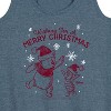 Women's - Winnie the Pooh - Wishing For A Merry Christmas Graphic Racerback Tank - 2 of 4