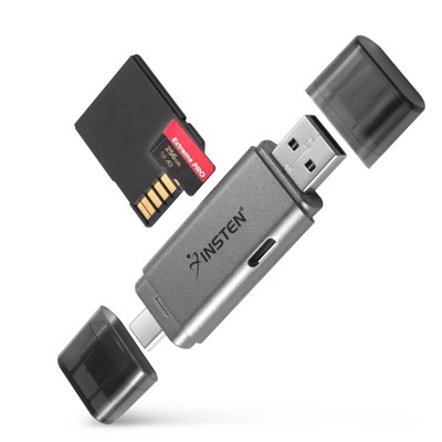 US Portable Mini USB 2.0 High Speed SD SDHC Memory Stick Card Reader Writer 