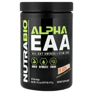 NutraBio Alpha EAA, Peach Tea, 0.91 lb (413 g) - 1 of 4
