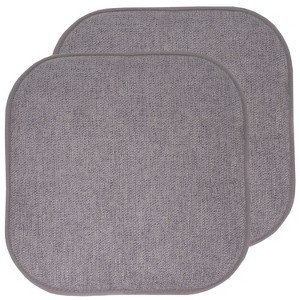 Alexis Memory Foam No Slip Back 16" x 16" Chair Pad Cushion by Sweet Home Collection® - 1 of 4