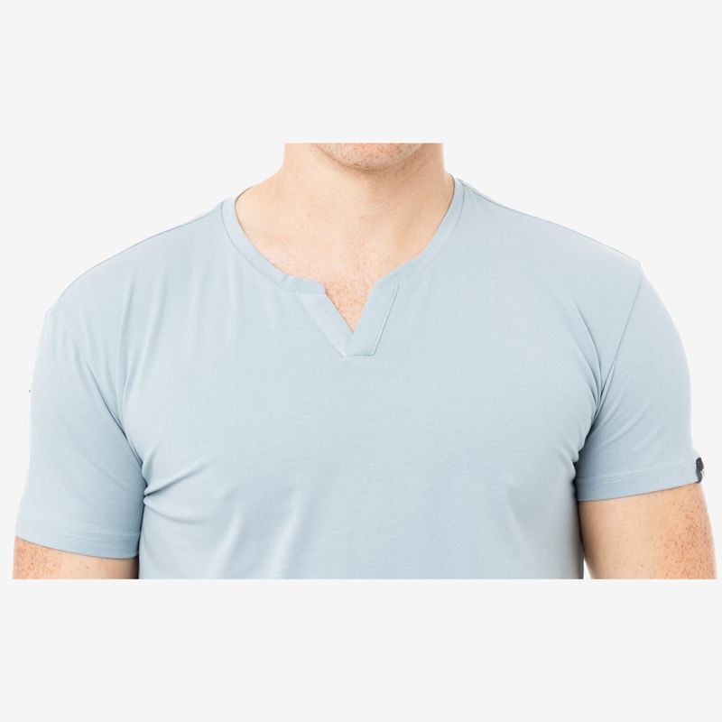 X RAY Men's Basic V-Notch Neck Short Sleeve T-Shirt, 3 of 4
