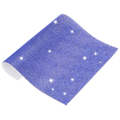 Unique Bargains Crystal Rhinestone Sheet Self Adhesive DIY Crafts Sticker 1 Pc