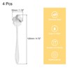 Unique Bargains Reusable Stainless Steel Small Teaspoons for Espresso Sugar Cake 4 Pcs - 2 of 4
