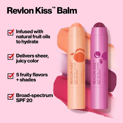 Revlon Kiss Lip Balm with SPF 035 Berry Burst - 0.09oz