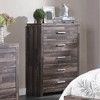 34" Juniper Chest Dark Cherry - Acme Furniture: 5-Drawer Wood Storage for All Ages, No Assembly Required - 2 of 4