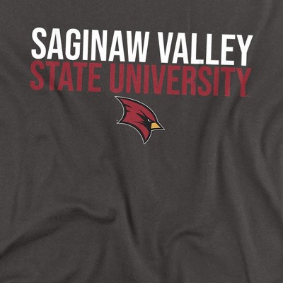 Men's Saginaw Valley State University Official Stacked T-Shirt