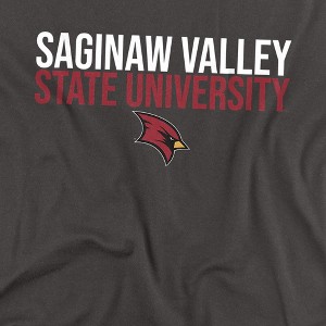 Men's Saginaw Valley State University Official Stacked T-Shirt - 1 of 4