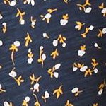 navy white ditsy