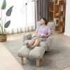 Adjustable Head & Waist 360¡ã Rotatable Floor Sofa Chair with Thick Padded Cushion, Ergonomic Gaming Lounge Chair with Armrests - 2 of 4