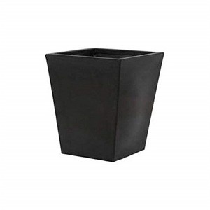 Tusco Products Cosmopolitan Collection Square Planter, Black, 18in - 1 of 1